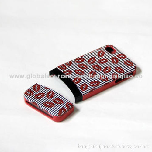 2014 most popular PC mobile phone cases, two-pieces design for iPhone 4